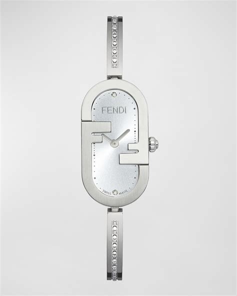 mens fendi diamond watch|fendi o'lock diamond watch.